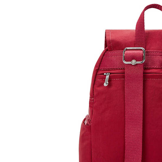 City Zip Small Backpack, Red Red Wine, large