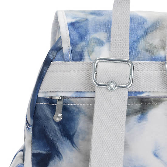 City Pack Small Tie Dye Backpack, Imperial Blue Block, large