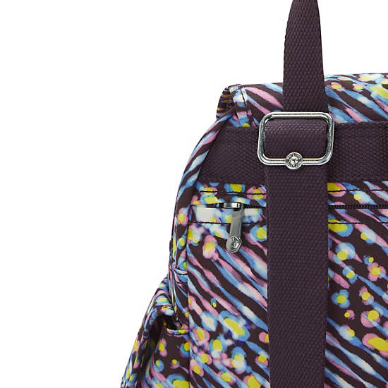 City Pack Mini Printed Backpack, Undersea Lights, large