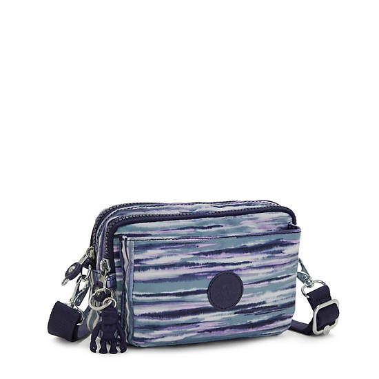 Abanu Multi Printed Convertible Crossbody Bag, Brush Stripes, large