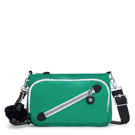 New Milos Shoulder Bag, Rapid Green, large