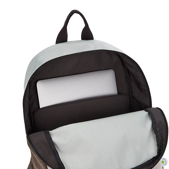 Sonnie 15" Laptop Backpack, Silver Grey Block, large