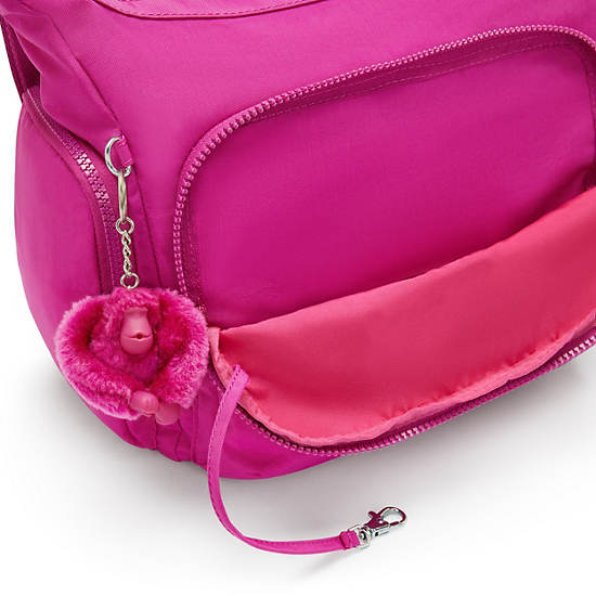 Gabb Crossbody Bag, Glowing Fuchsia, large