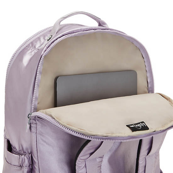 Seoul Extra Large Metallic 17" Laptop Backpack, Orchid Metallic, large Seoul Extra Large Metallic 17" Laptop Backpack, Orchid Metallic, large