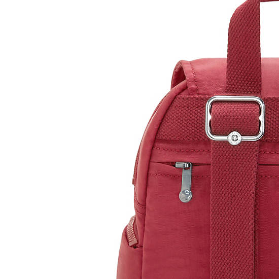 City Zip Mini Backpack, Funky Red, large