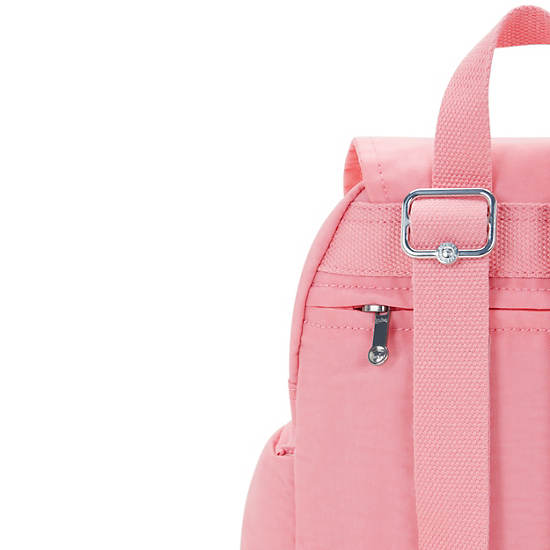 City Zip Mini Backpack, Enjoyable Blush, large