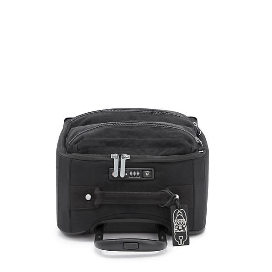 City Spinner Small Rolling Luggage, Black Noir, large