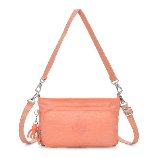 Myrte Convertible Crossbody Bag, Peachy Coral, large
