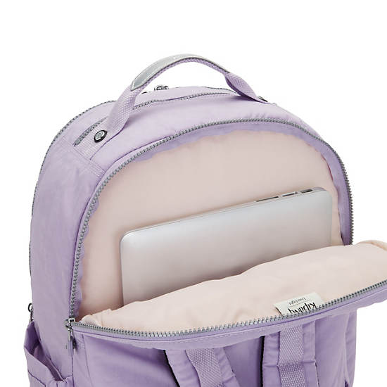 Seoul Extra Large 17" Laptop Backpack, Bridal Lavender, large