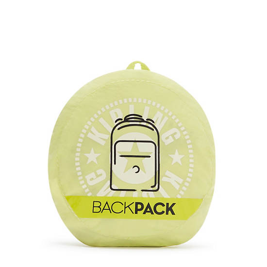Backpack Foldable Large Backpack, Black Green, large
