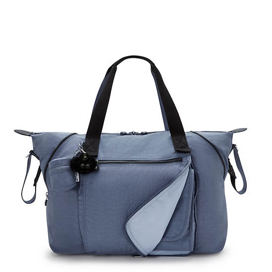 Art Medium Baby Diaper Bag, Blue Lover, large