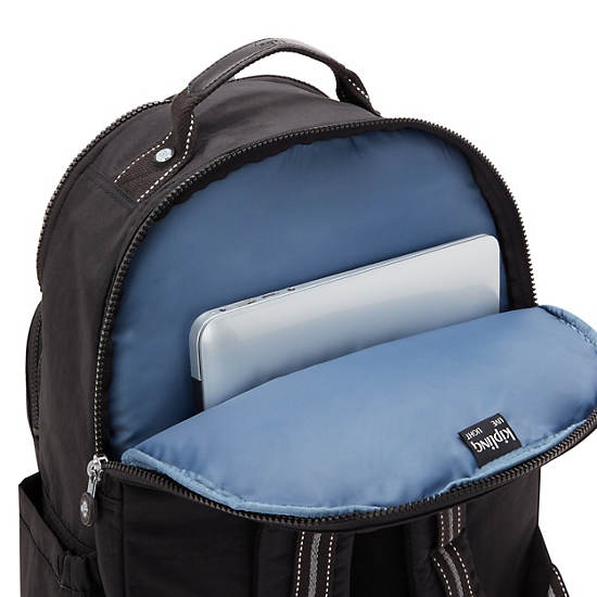 Seoul College 17" Laptop Backpack, True Black, large