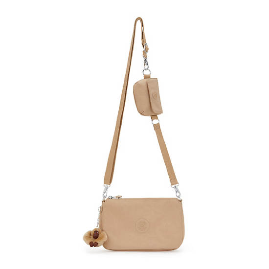 Evelyna 3-in-1 Crossbody Bag, Light Clay Sand Tonal, large