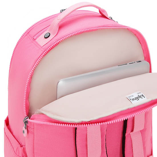 Seoul Extra Large Printed 17" Laptop Backpack, Pink Twinkle, large