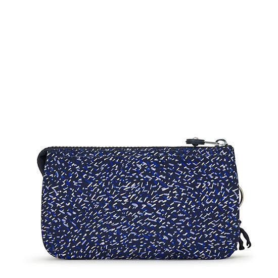 Creativity Large Printed Pouch, Cosmic Navy, large