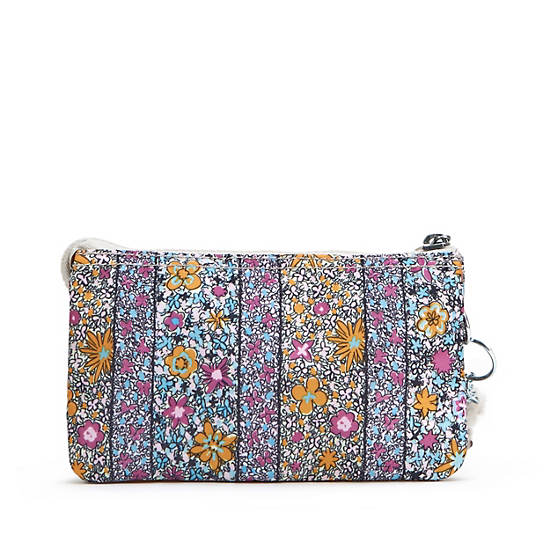 Creativity Large Printed Pouch, Fantasy Flower, large