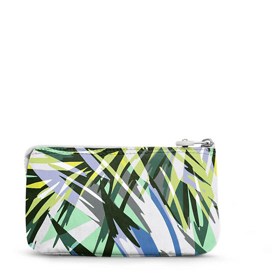 Creativity Large Printed Pouch, Bright Palm, large