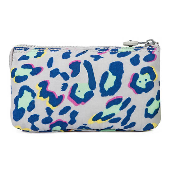 Creativity Large Printed Pouch, Denim Todd, large