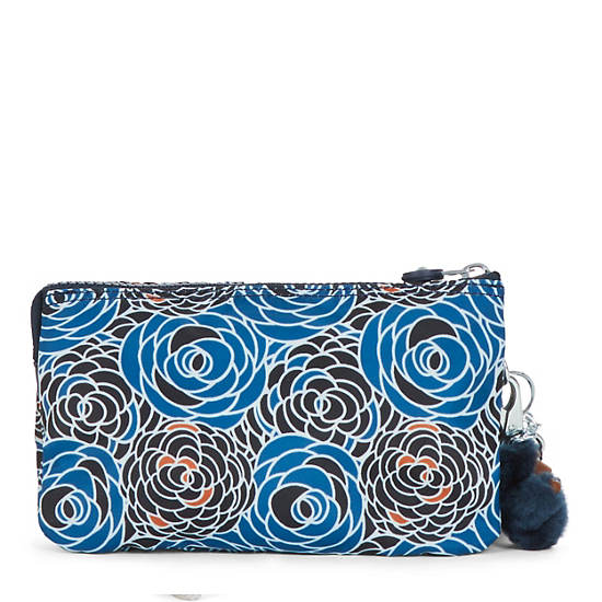 Creativity Extra Large Printed Wristlet, Abstract Mix, large
