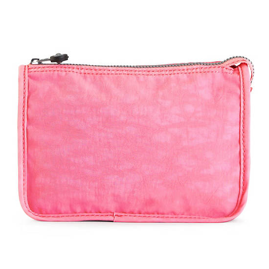 Harrie Pouch, Primrose Pink Satin, large