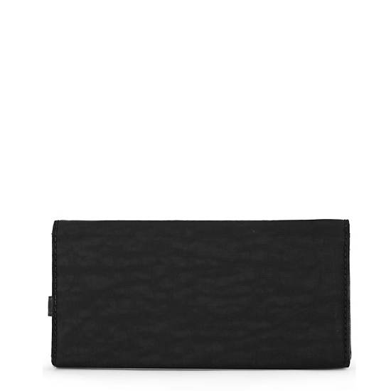 New Teddi Snap Wallet, Black, large