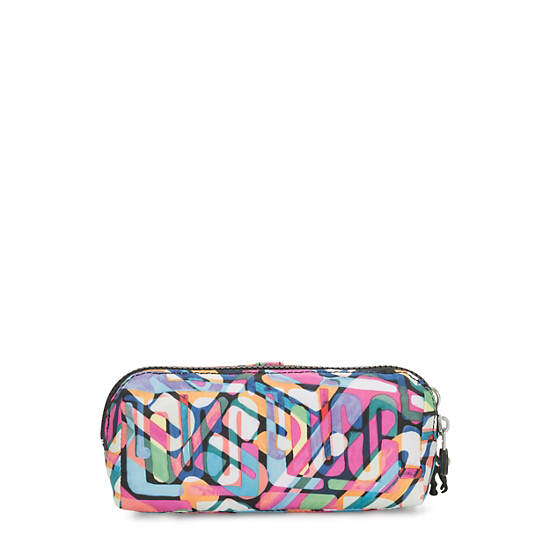 Wolfe Printed Pencil Pouch | Kipling