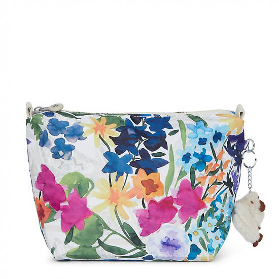 Moa Large Printed Pouch, Flower Power, large