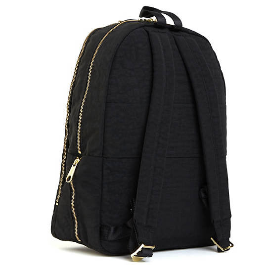 Deeda Large Laptop Backpack, Black Patent Combo, large