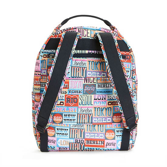 Micah Medium Printed 15" Laptop Backpack, Hello Weekend, large