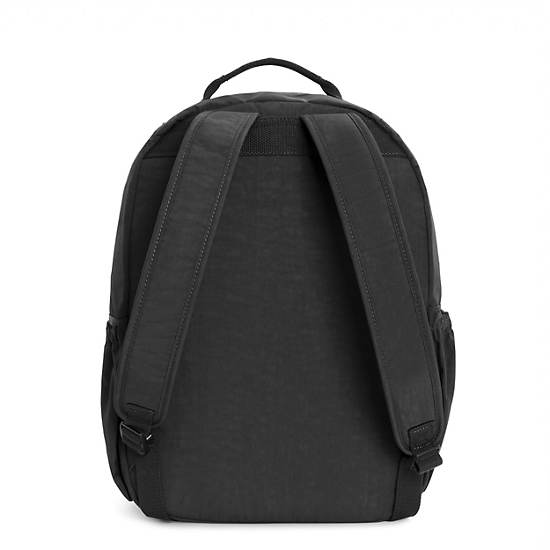 Seoul Large 15" Laptop Backpack, Black, large