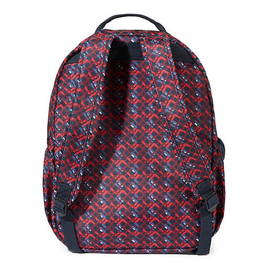 Seoul Large Printed Laptop Backpack, Strong, large