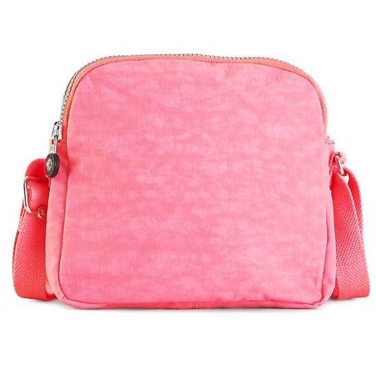 Keefe Crossbody Bag, Primrose Pink Satin, large