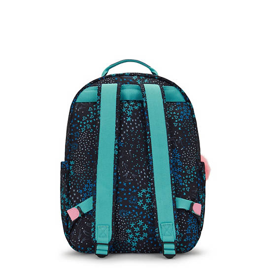 Seoul Large Printed 15" Laptop Backpack, Dreamy Stars, large