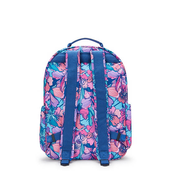 Seoul Large Printed 15" Laptop Backpack, Tropical Bloom, large