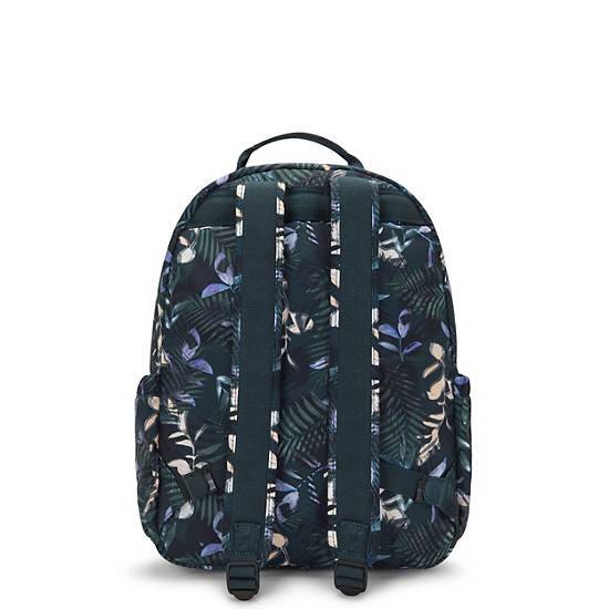 Seoul Large Printed 15" Laptop Backpack, Moonlit Forest, large