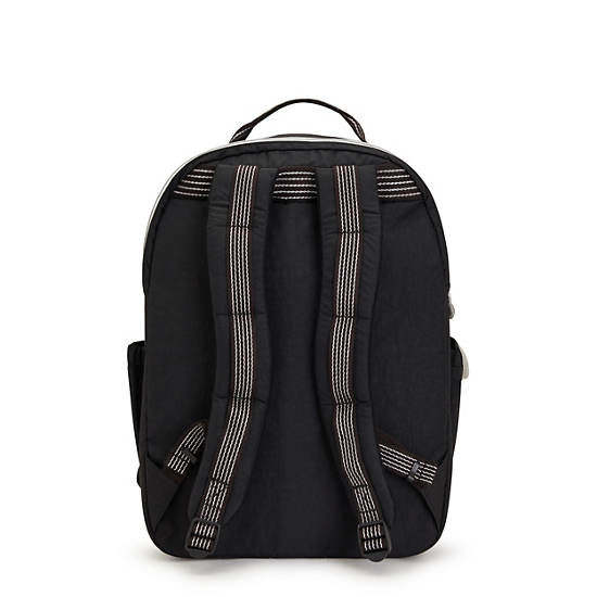 Seoul Extra Large 17" Laptop Backpack, True Black Fun, large