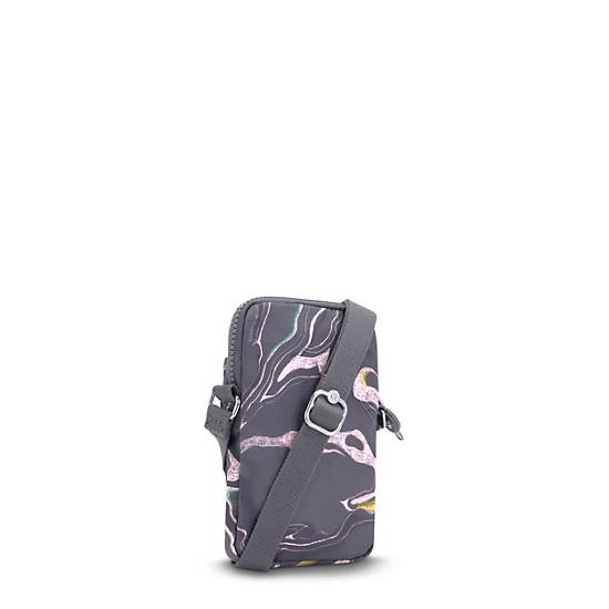 Tally Printed Crossbody Phone Bag, Soft Marble, large Tally Printed Crossbody Phone Bag, Soft Marble, large