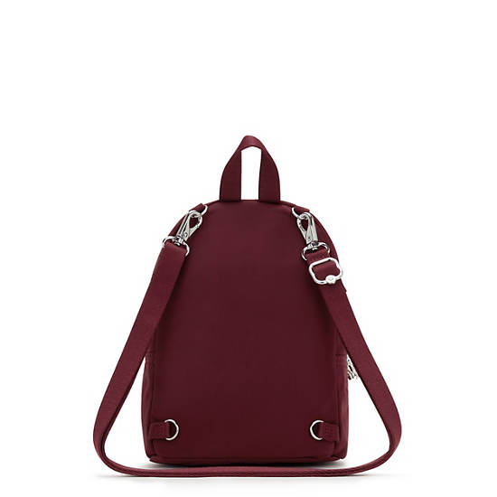 Delia Compact Convertible Backpack, Paka Wine, large