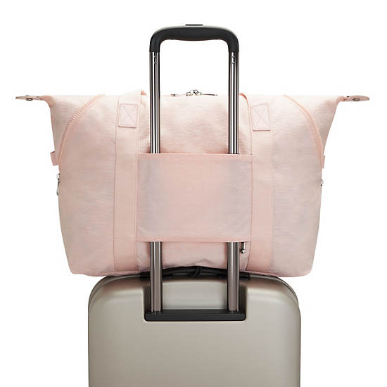 Art Medium Tote Bag, Sweet Pink Blue, large