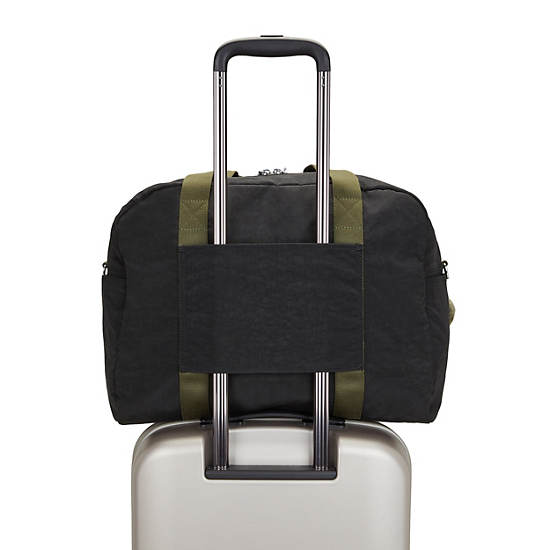 Ilaria Weekender Bag, Black Green, large Ilaria Weekender Bag, Black Green, large
