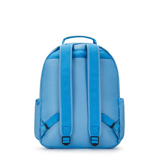 Seoul Large Metallic 15" Laptop Backpack, Fairy Aqua Metallic, large