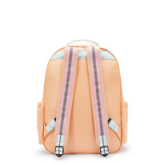 Seoul Large Metallic 15" Laptop Backpack, Magical Orange, large