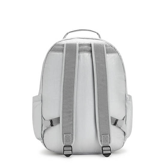 Seoul Extra Large Metallic 17" Laptop Backpack, Sparkling Slate, large