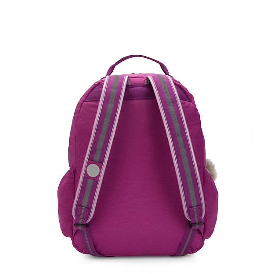Seoul Switch 2-in-1 Reversible 15" Laptop Backpack, Bright Pink, large