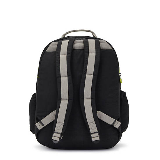 Seoul Extra Large 17" Laptop Backpack, Black Grey  CBM, large