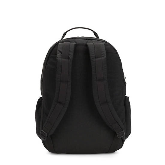 Seoul Extra Large 17" Laptop Backpack, True Black Tonal, large