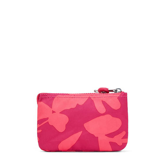 Creativity Small Printed Pouch, Coral Flower, large