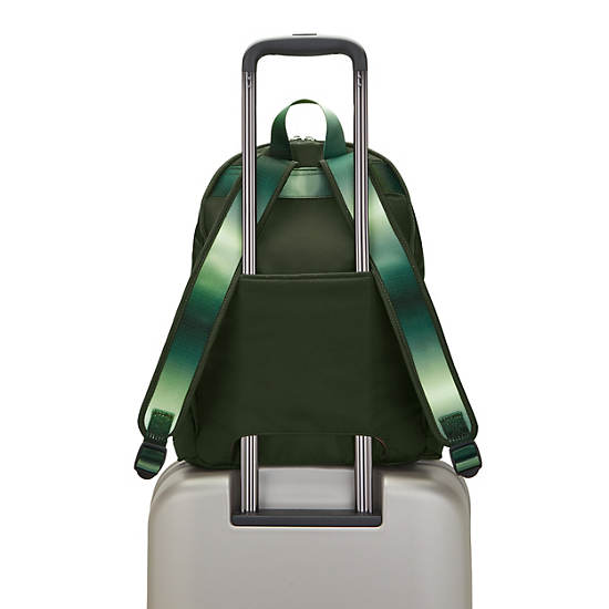 Victoria Tang Delia Medium Backpack, VT Dark Emerald, large