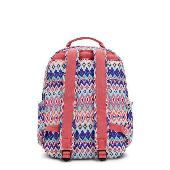 Seoul Large Printed 15" Laptop Backpack, Abstract Mix, large
