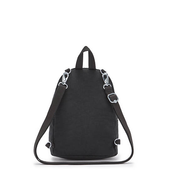Delia Compact Convertible Backpack, Black Noir, large